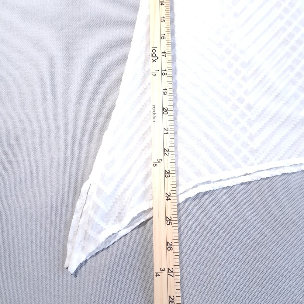 Bisou Bisou Women's Cardigan White Size S Sheer Kimono Cover Up Beach Summer - Picture 9 of 11